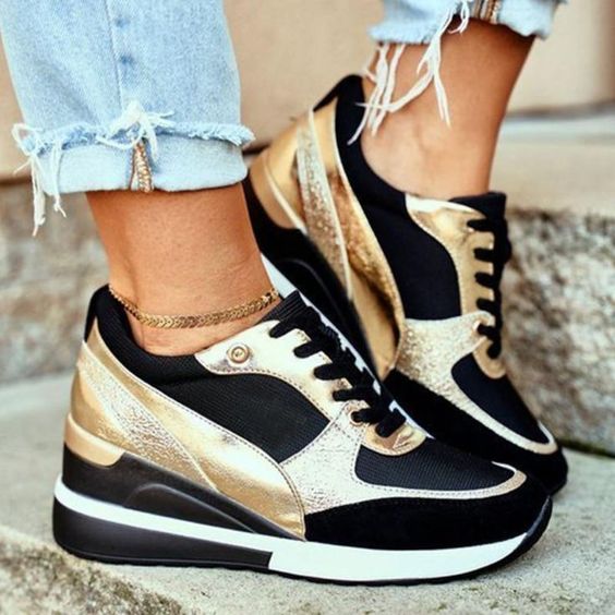 Clara – Orthopädischer Keilabsatz Sneaker